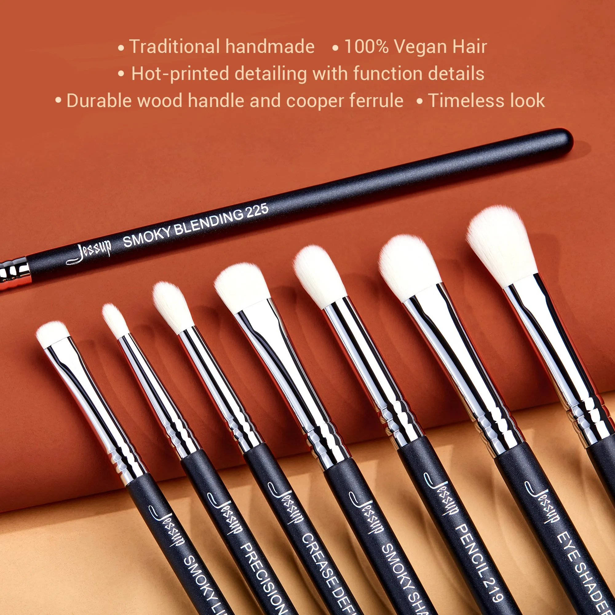 PRO Eyeshadow Brush Set 11pcs T340