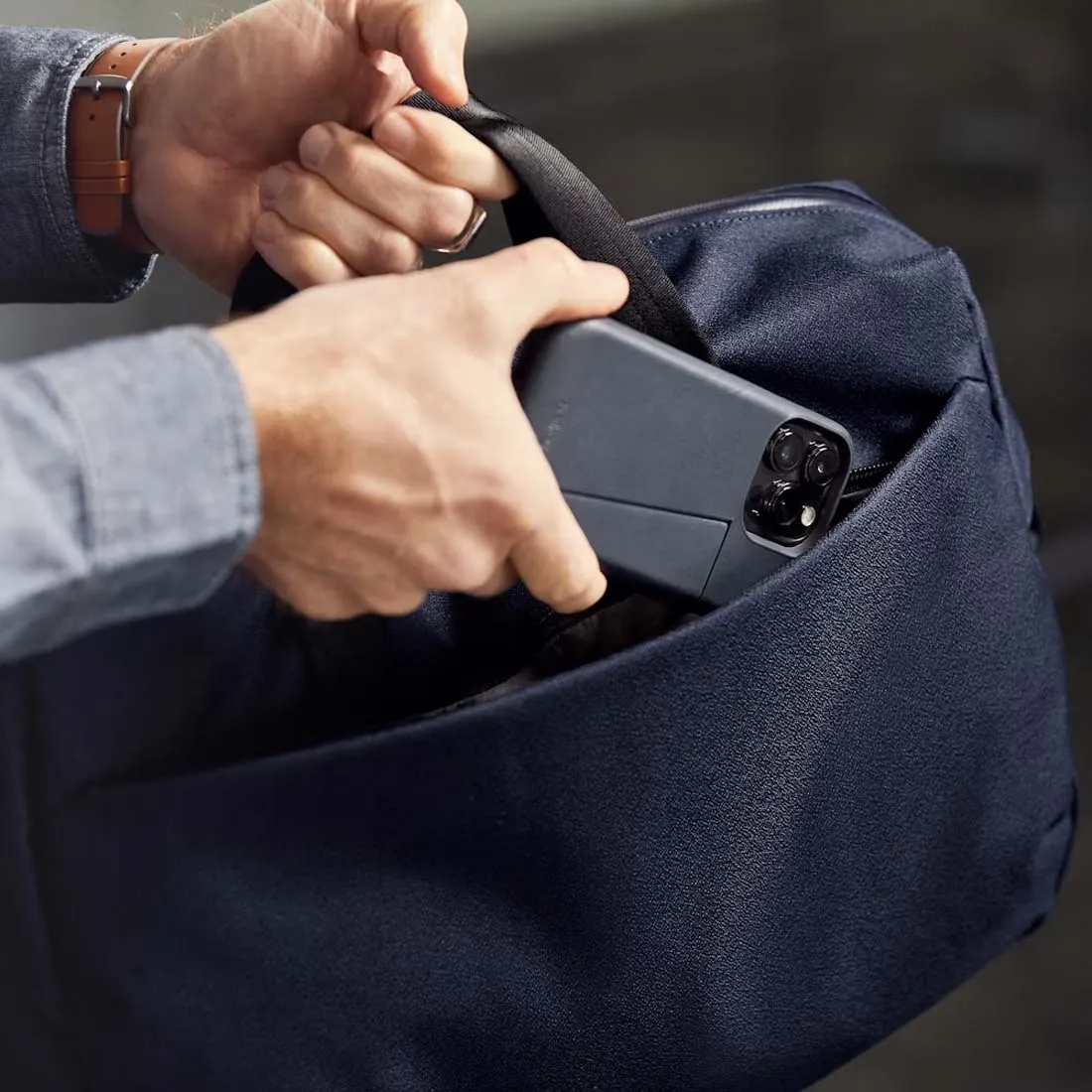 Slate Via Work Bag