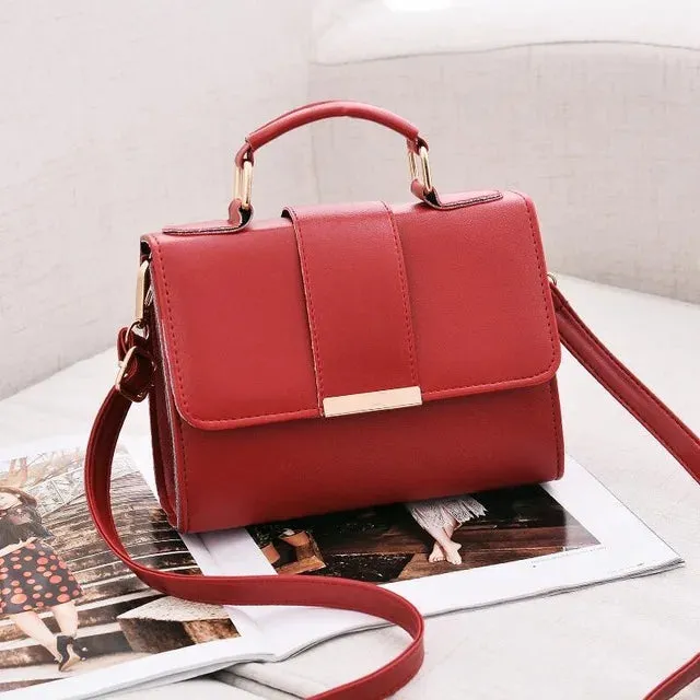 Sleek Minimalist Flap Crossbody/Shoulder Bag