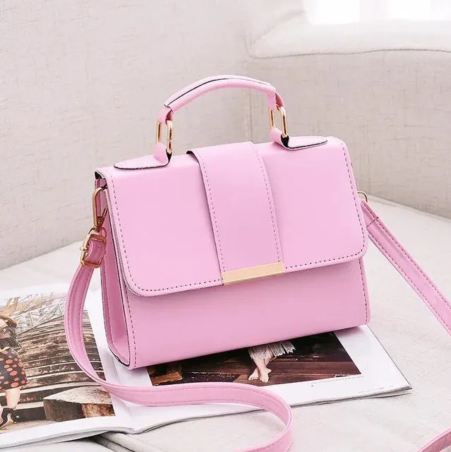 Sleek Minimalist Flap Crossbody/Shoulder Bag