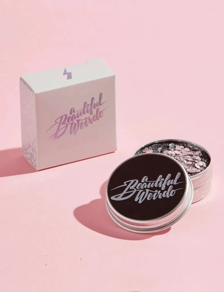 STRAIGHT UP SILVER ECO GLITTER