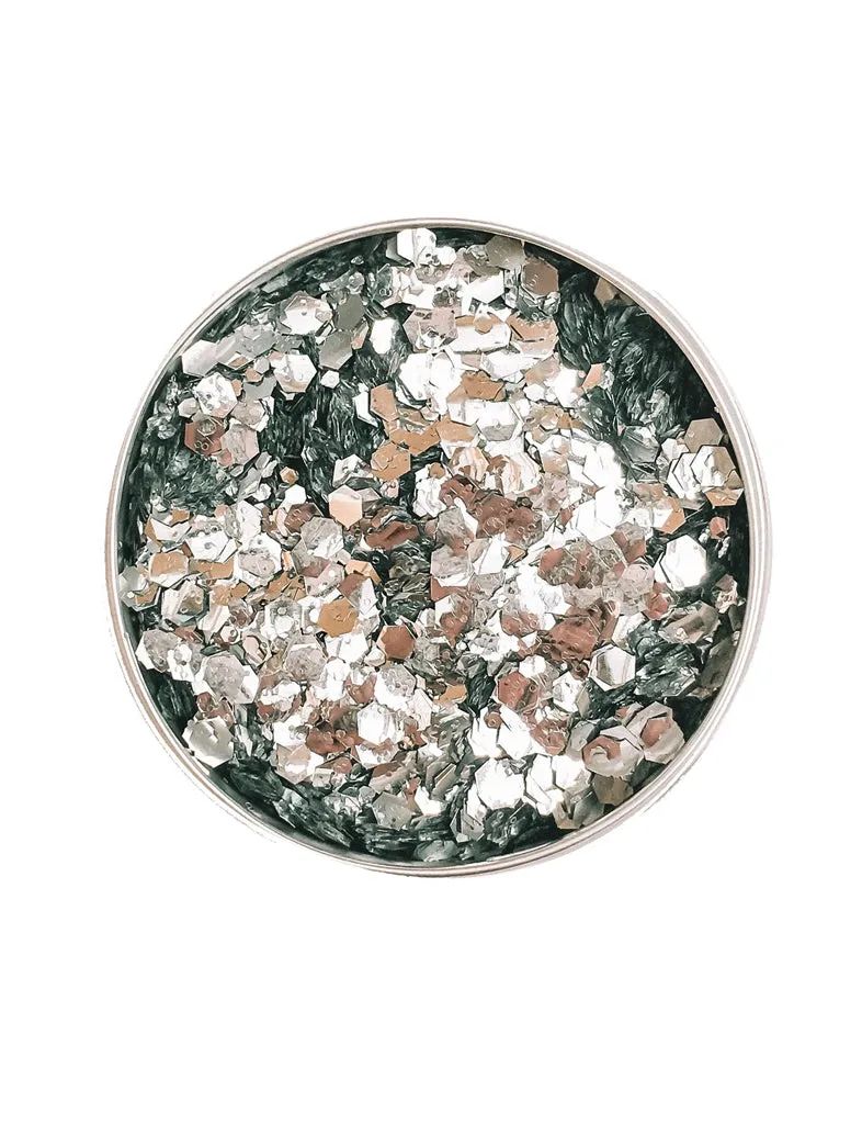 STRAIGHT UP SILVER ECO GLITTER