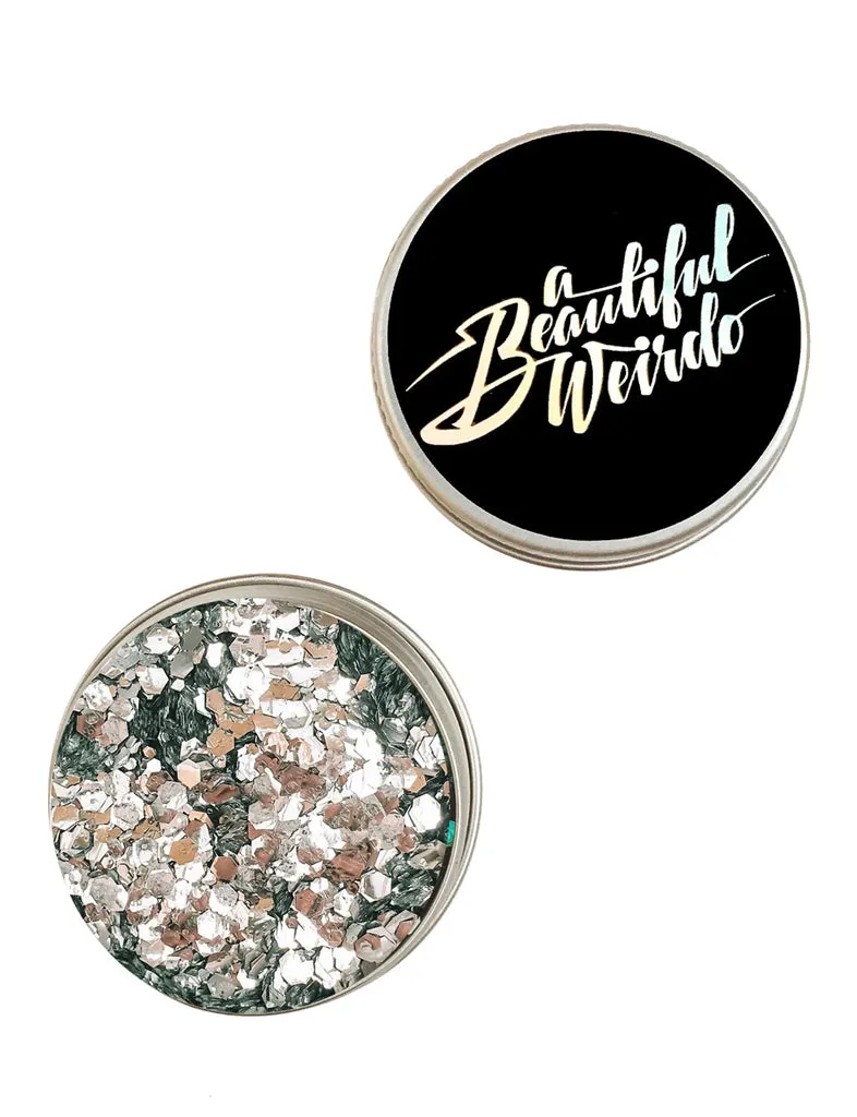 STRAIGHT UP SILVER ECO GLITTER