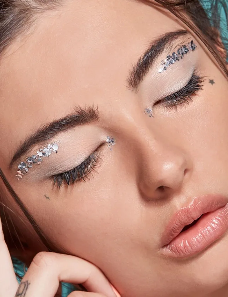 STRAIGHT UP SILVER ECO GLITTER