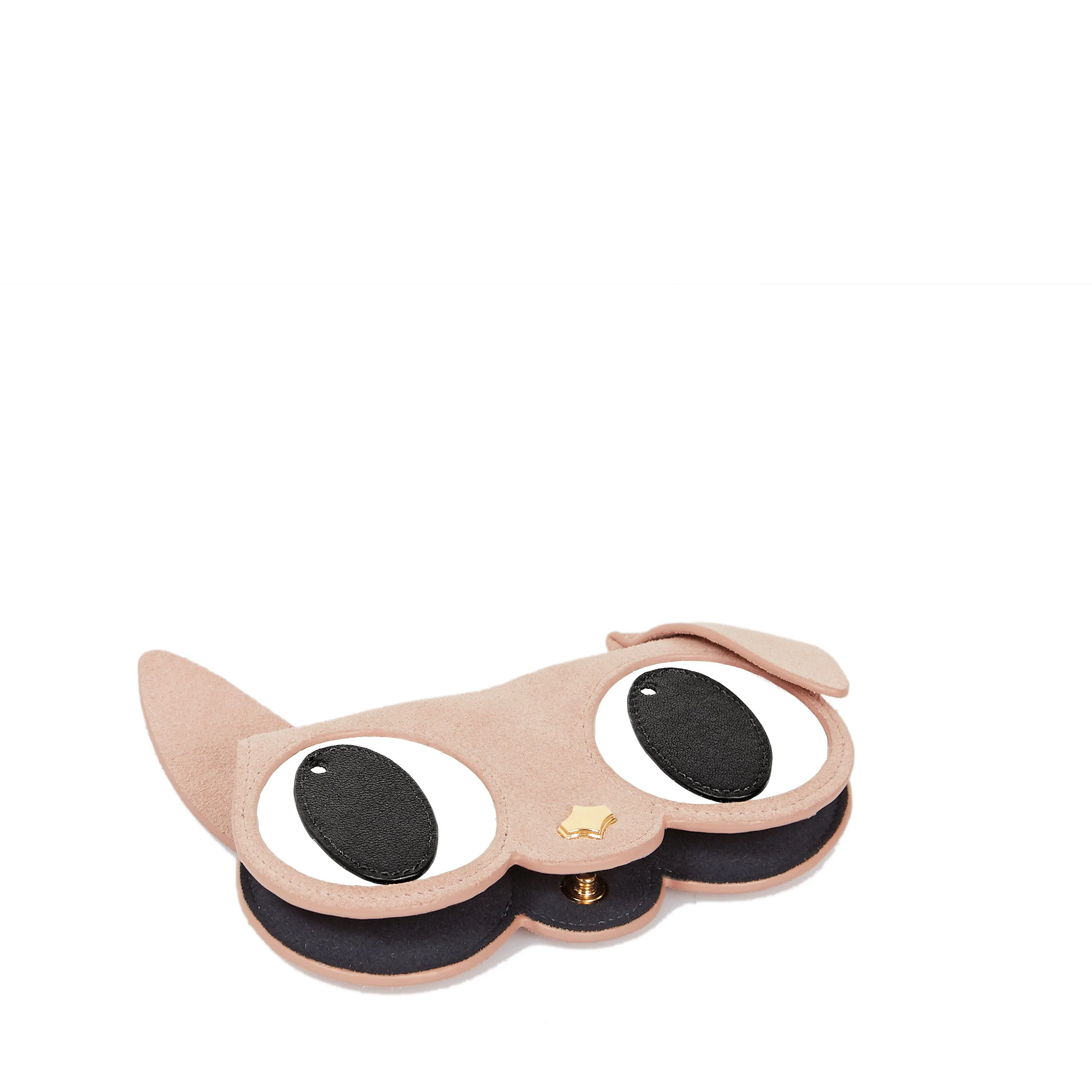 Sunglasses Case | Bunny | Suede Leather 24K Gold Plated