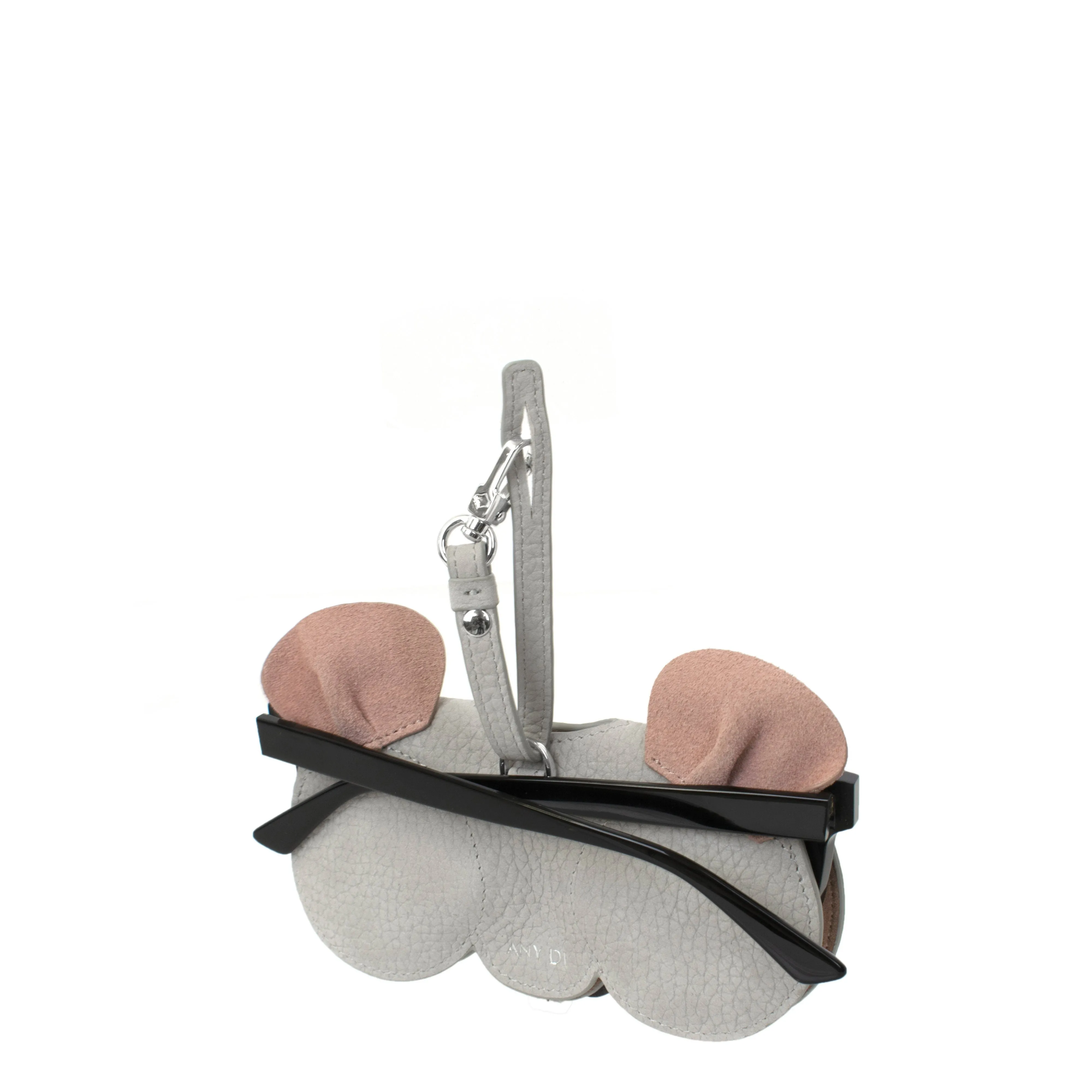 Sunglasses Case | Ratatoui | Nubuck Leather Silver Plated