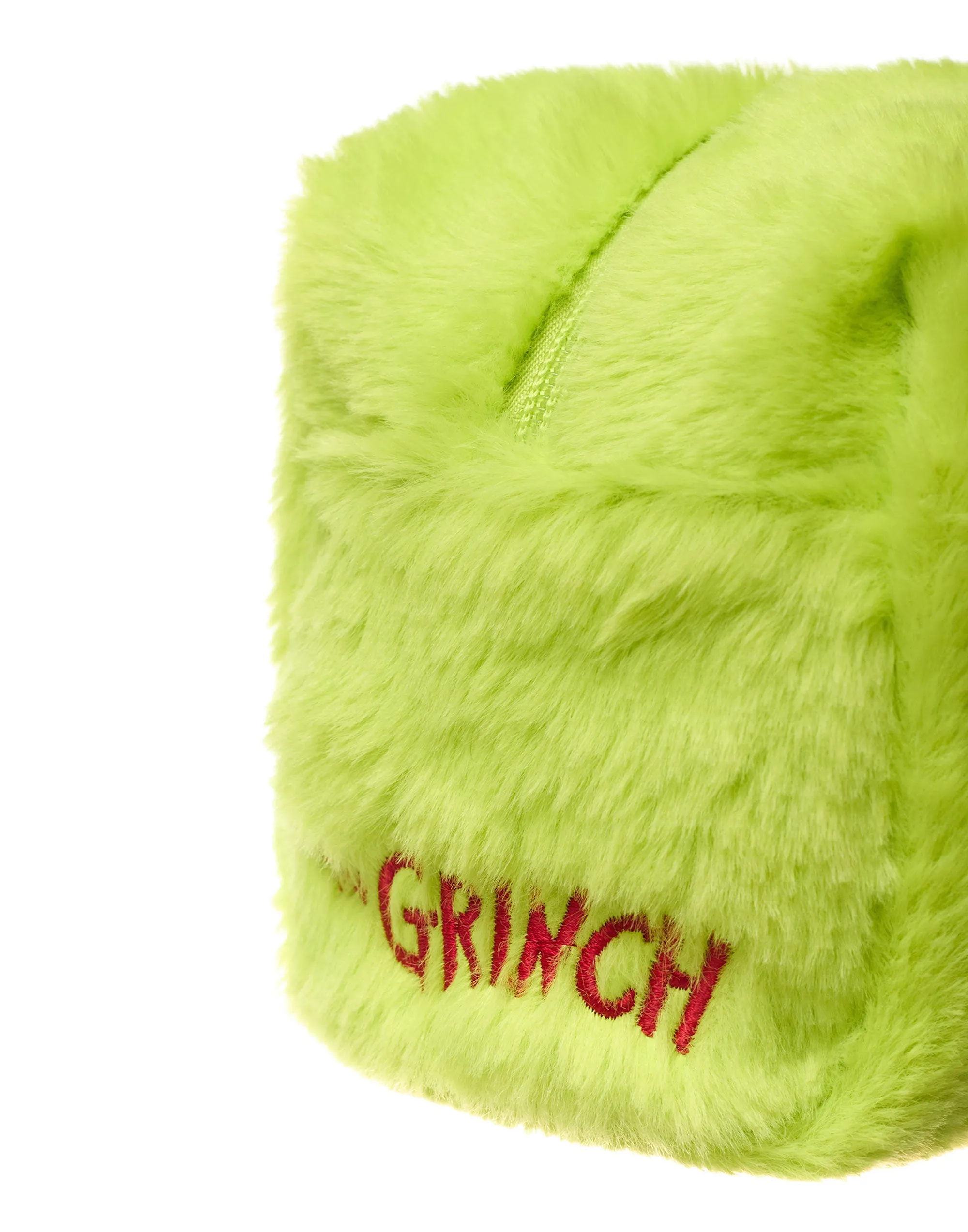 The Grinch Character Face Green Makeup Bag