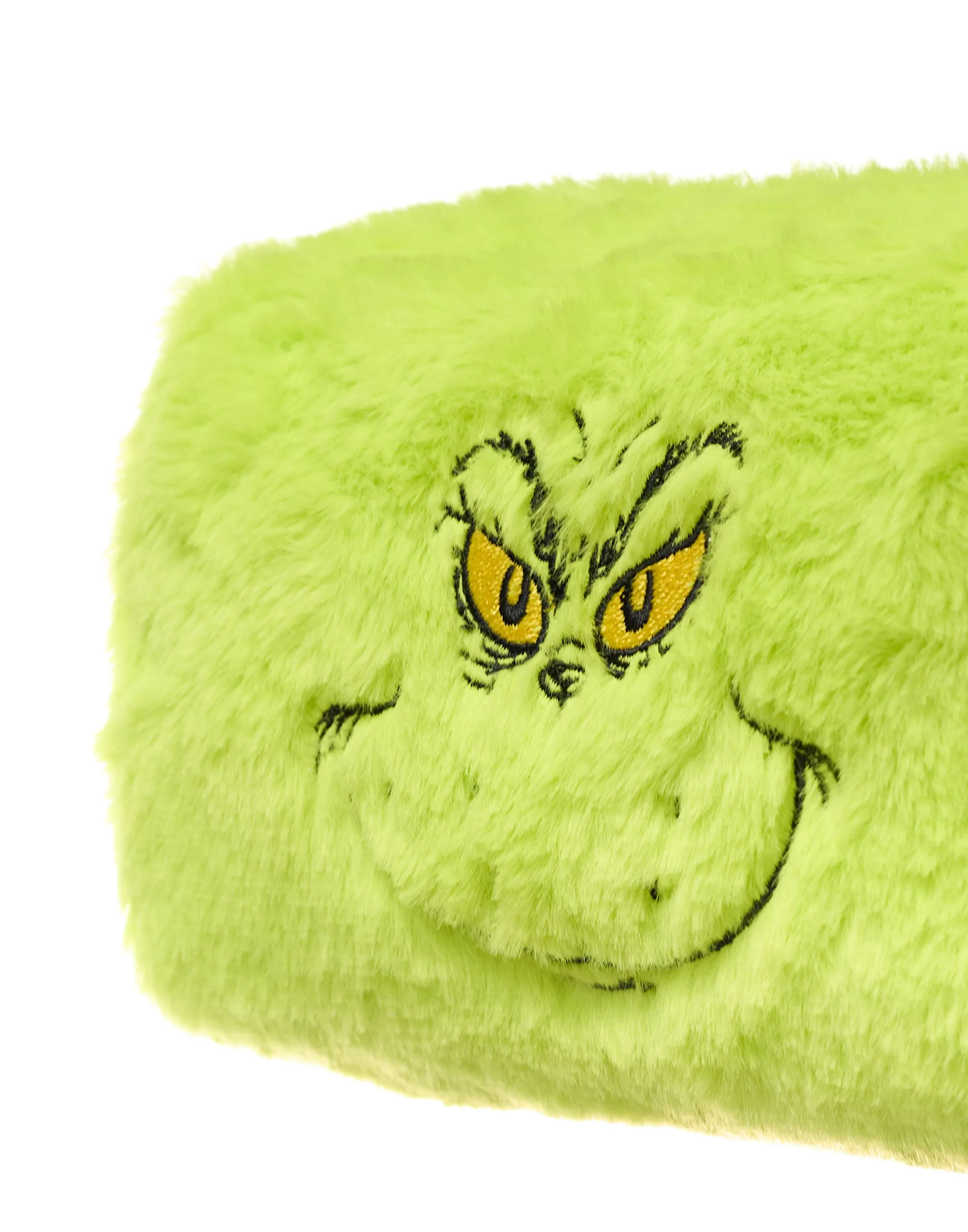 The Grinch Character Face Green Makeup Bag