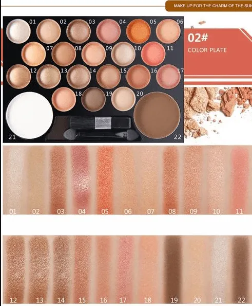 The Novo Eyeshadow & Glitter Palette Set
