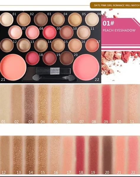 The Novo Eyeshadow & Glitter Palette Set