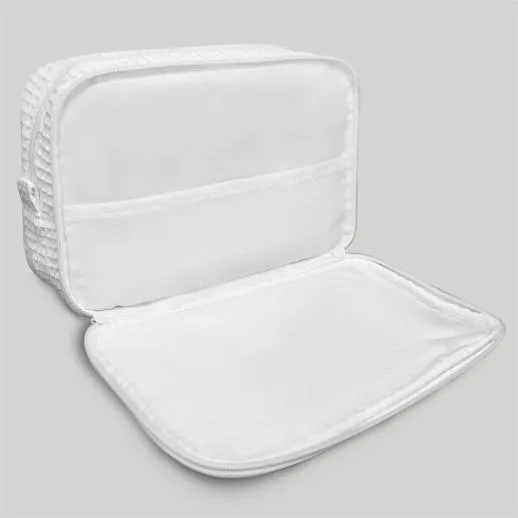 White Makeup Bag
