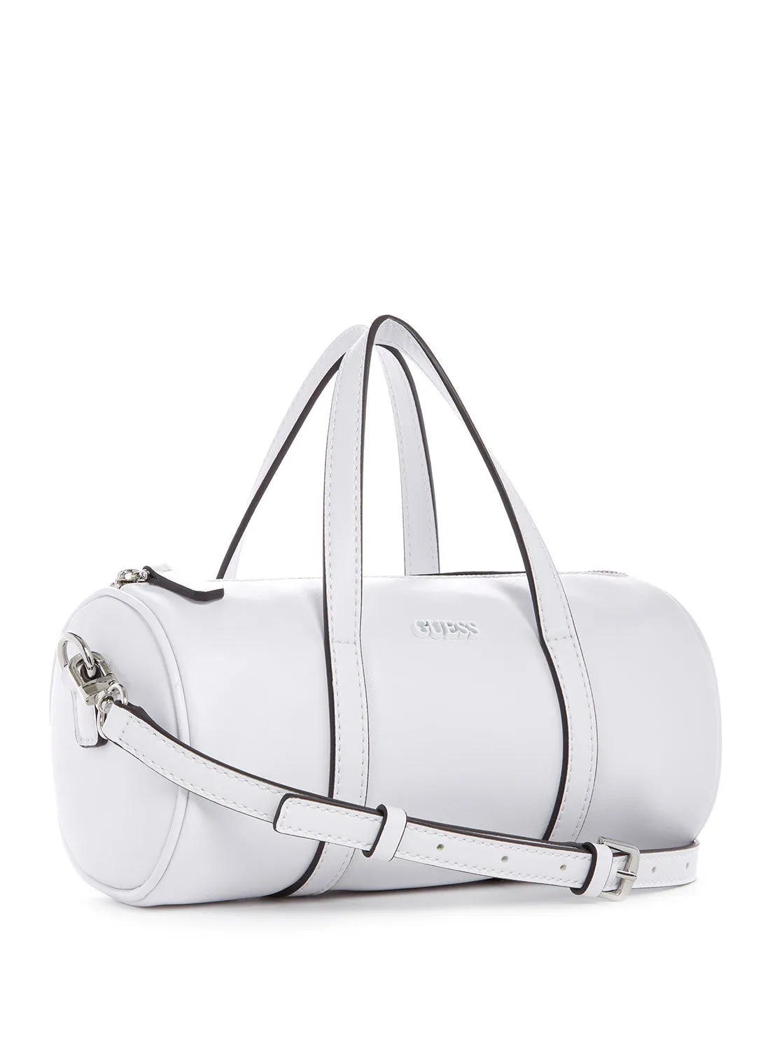 White Picnic Barrel Bag