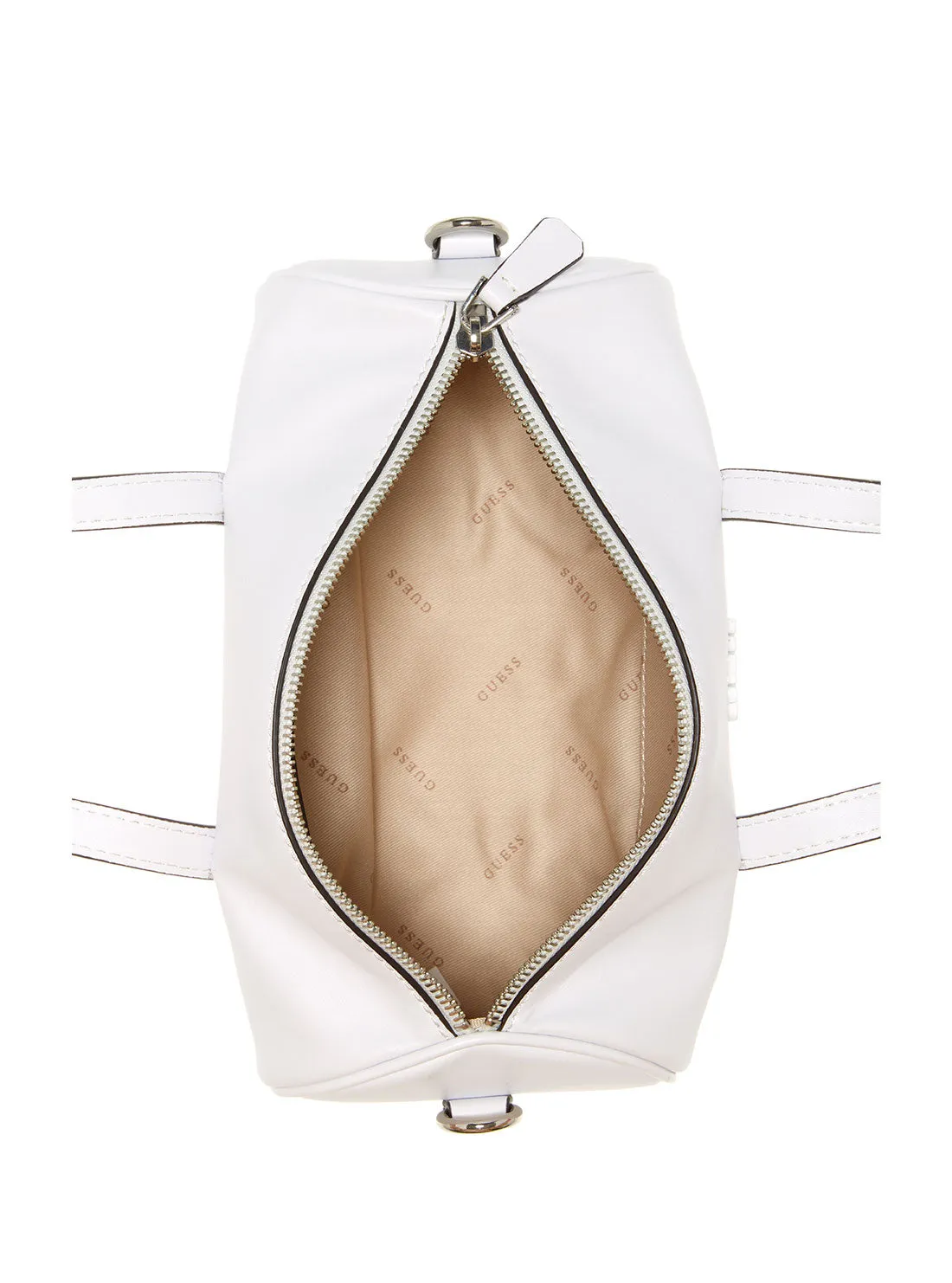 White Picnic Barrel Bag