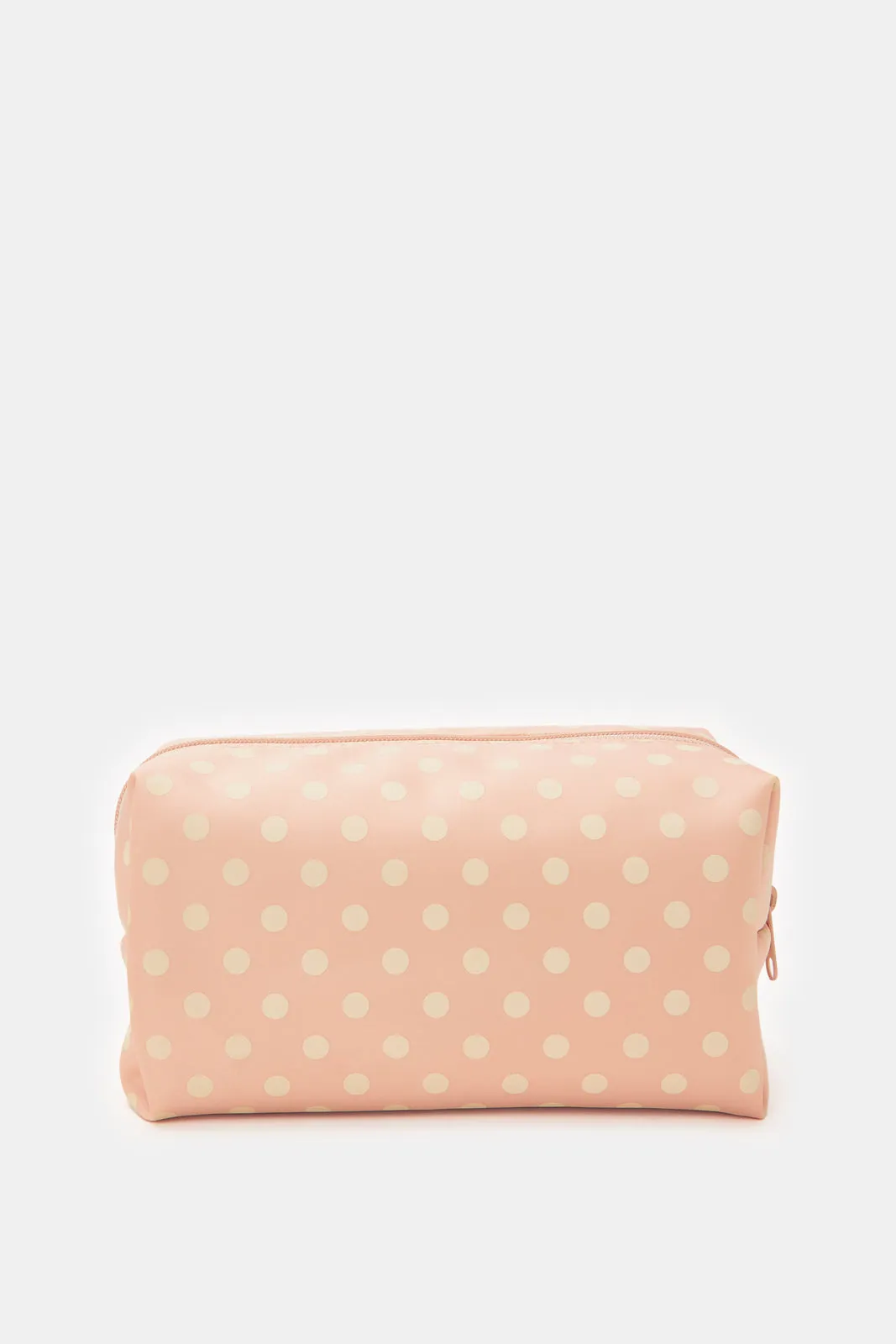 Women Pink Floral Print Cosmetic Pouch Set (4 Piece)